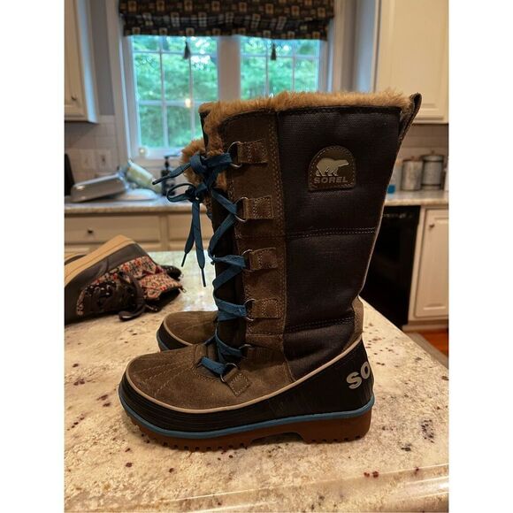 Sorel Tivoli High II Women’s Fur Lined Waterproof Boots sz 6 EUC - Picture 3 of 6